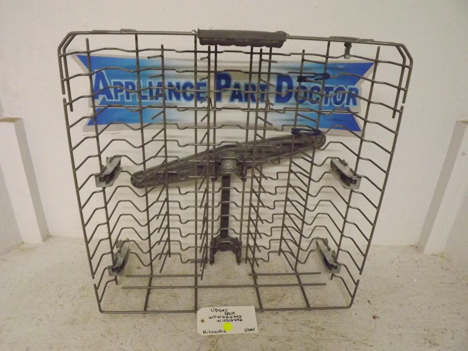 KitchenAid Dishwasher WPW10312792 W10312792 Upper Rack Used KitchenAid Dishwasher WPW10312792 W10312792 Upper Rack Used